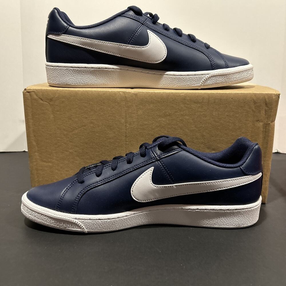 Size 11.5 Men’s-Nike Court Royale - Midnight Navy White - US #749747-411 OG BOX